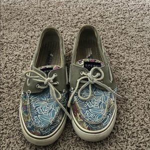 Sperry Top Sider, Floral Pattern, 7 1/2